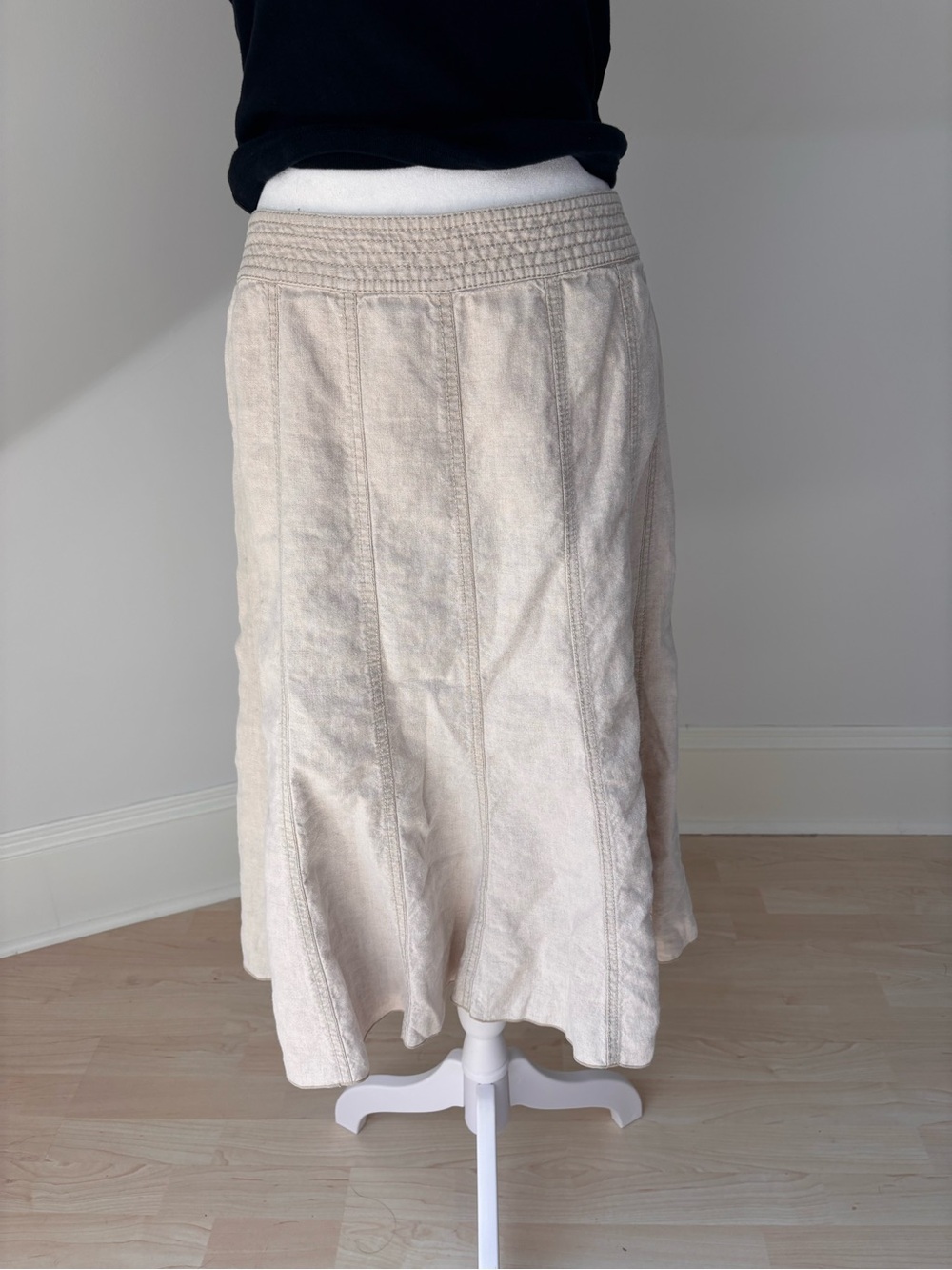 Y2K Liz Claiborne Linen Midi Skirt 🤍
